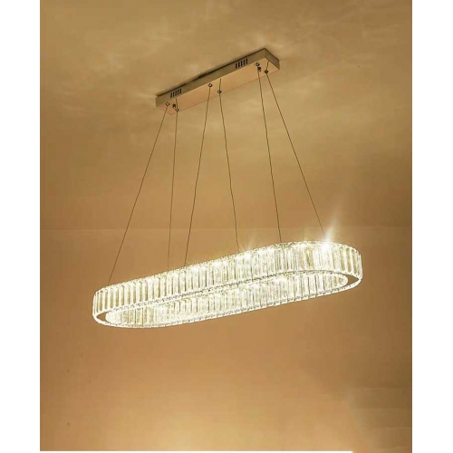 Lampa kryształowa wisząca - 88cm 48watt -  K228